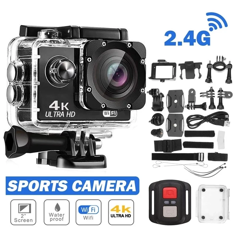 Action-Camera-Ultra-HD-4K-30fps-WiFi-2-0-inch-170D-Underwater-Waterproof-Helmet-Video-Recording